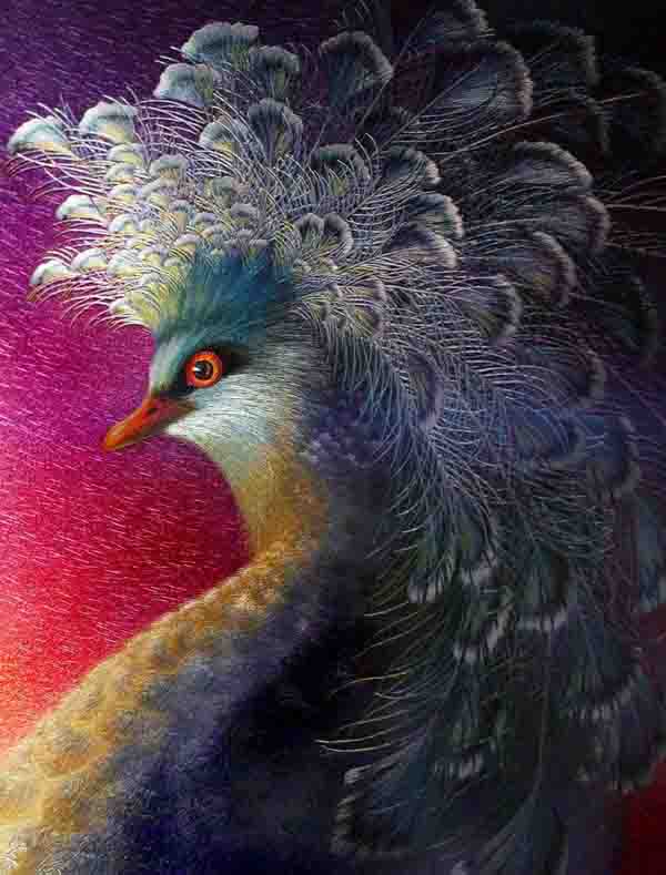 Guangdong Embroidery Peacock